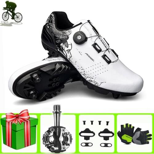Men Cycling Sneakers MTB Flat Shoes Women SPD Racing Mountain Bike Footwear Male Mountain Bicycle Bicicleta Carretera