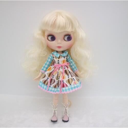 Blyth doll for customized .30cm dolls with blonde hair