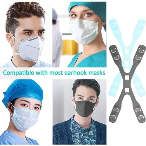 5/10PCS Adjustable Unisex Face Mask Hook Extension Belt Rope Adjustable Elastic Cord Mouth Masks Clips Earloop Mask Accessories