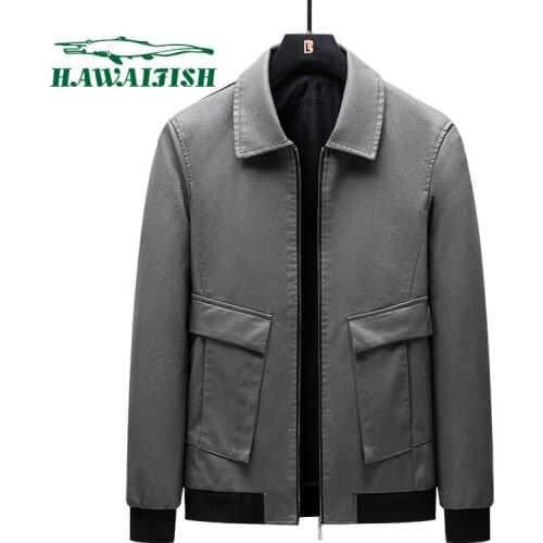 Mens PU Leather Jackets Mens Winter Jacket Mens Leather Outwear Mens Clothing Casual Motorcycle Jacket Men