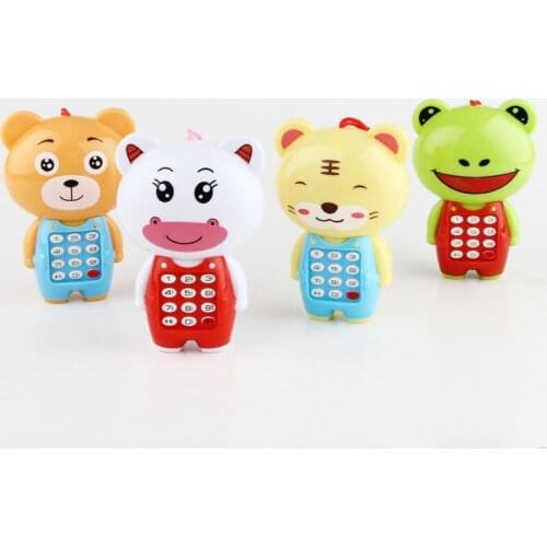 Mobile Phone Education Learning Music Machine Electronic Toys Childrens Gifts Cartoon Baby Mobile Phone Button Phone Toys