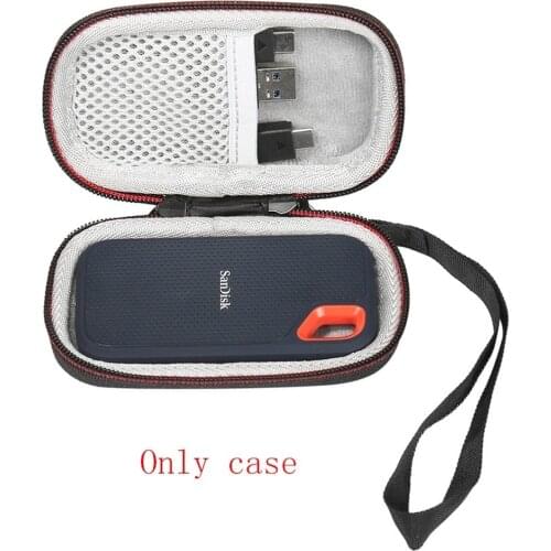 New Hard Case for SanDisk PSSD E60 / E61 250GB / 500GB / 1TB / 2TB Extreme Portable SSD SDSSD Carrying Storage Bag (only case)