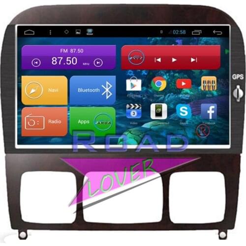 Roadlover Android 6.0 Car GPS Navigation Video For Benz S350 1998 1999 2000 2001 2002 2003 2004 2005 Player Radio Two Din NO DVD