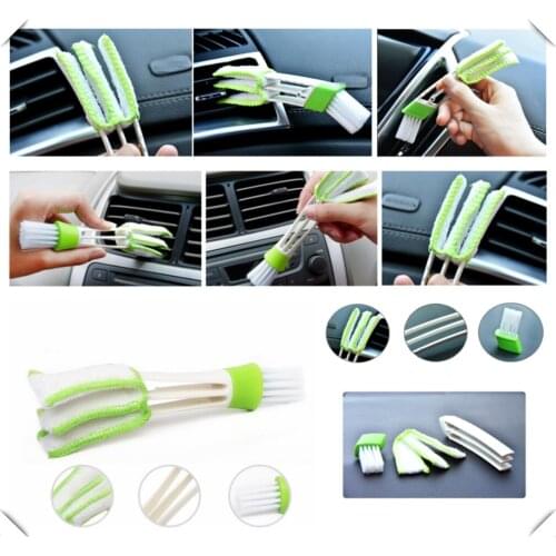 2PCS Car Air Conditioner Vent Outlet Cleaning Brush SLIT Cleaner Duster Brush for Kia Soul for te5 Cadenza Telluride Pro Venga