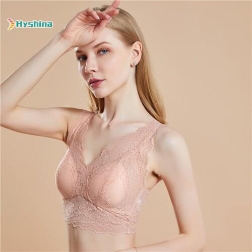 Silk Back Bra Bra with Lace Sexy Thin Rimless Underwear Mulberry Silk Bra
