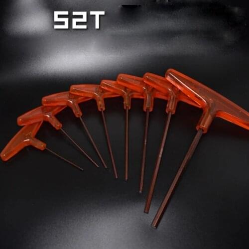 1PCS T-Type Hex Keys 1.5/2/2.5/3/4/5/6/8/10mm Allen Keys Screwdriver Hexagon Square Wrench Hand Tools for Car Repair Tool