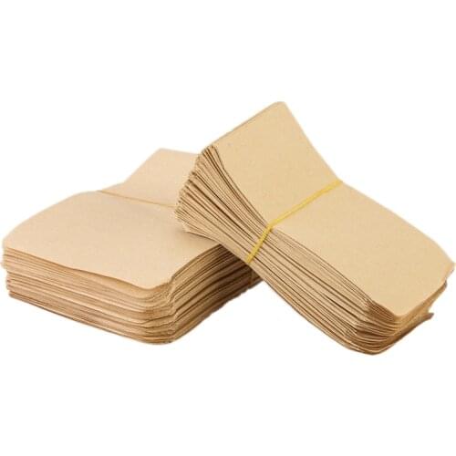 SHGO HOT-100Pcs Brown Kraft Seed Bag Breeding Bag Is Used to Store Seeds, Small Parts, Coins, Jewelry, Etc. (About 6X11 cm)