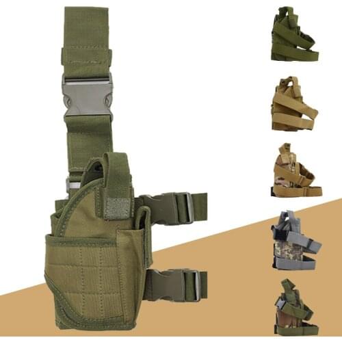 Tactical Tornado Drop Leg Holster Right Handed Thigh Holster For Universal Pistol Glock 17 Beretta M9 Gun Case