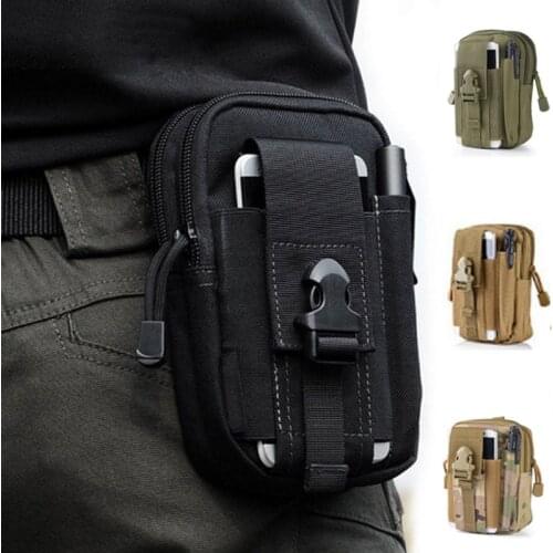 Outdoor tool bushcraft Tactical Pouch Molle Military Army Backpack phone Case Pocket fishing camp hike climb hunt waist bag
