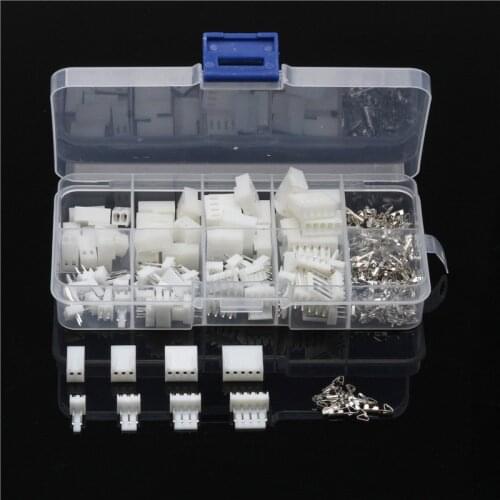 YT 150PCS/BOX 2/3/4/5 Pin Header Connectors Plug Dupont Male Female Housing Jumper Connector Terminal Socket 2.54mm Adaptor Kit
