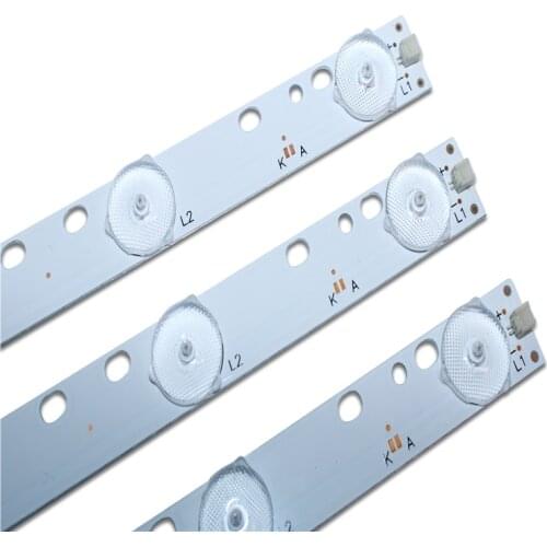 20pcs 32'' 570mm*17mm 10leds LED Backlight Lamps LED Strips w/ Optical Lens Fliter for TV Monitor Panel 30V New