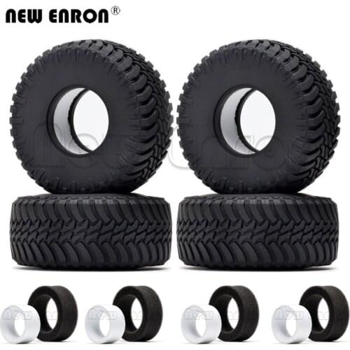 4Pcs 2.2" 130MM Super Swamper Rocks Rubber Tyre Tires For RC 1/10 Crawler Car Axial SCX10 TRX4 KM2 RR10 YETI Wraith 90045 90031