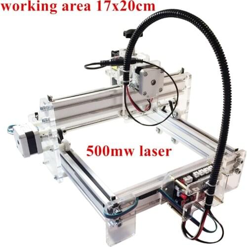 500mw Laser engraving toy grade DIY desktop micro laser engraving machine engraving machine 170*200mm marking