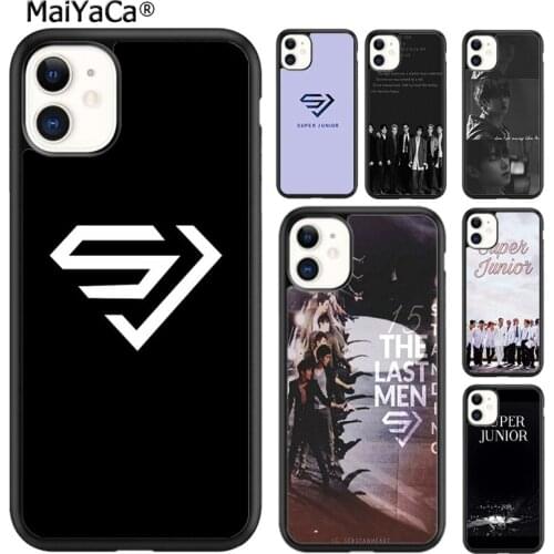 MaiYaCa Super Junior Korean Kpop Band Phone Case For iPhone SE 6s 7 8 plus X XR XS 11 12 pro max Samsung Galaxy S8 S9 S10 shell