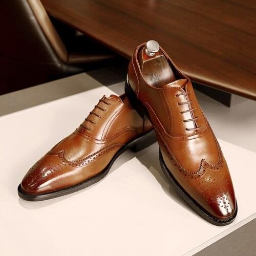 CYHTJJ Brogues For Men