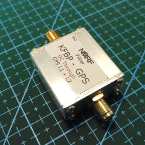 Dual-channel bandpass filter for GPS satellite positioning Support GPS L1+L2 Applicable active antenna