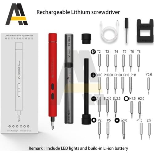22 in 1 Electric Screwdriver USB Charging Portable Screw Driver Cordless Power Screwdriver Mini Drill Magnetic Driver Repair Set