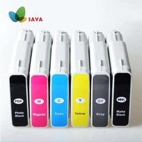 HP 727 Compatible Ink Cartridge For HP DesignJet T920 T2500 T930 T1530 T2530 T1500 Printer (PBK C M Y GY MBK) 300ml