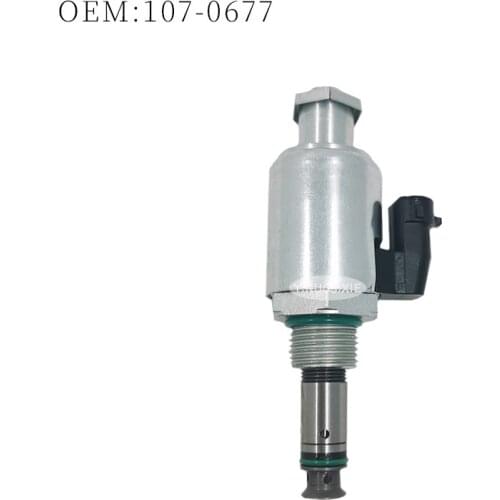 New 107-0677 solenoid valve for 69D 769C 769D 771C engine 3408E 3412E fuel solenoid valve 1070677 made in China