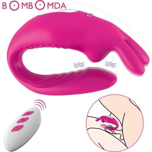 Remote Control Couples Vibrators Panties for Women Rabbit Clitoris Stimulator Toys For Adults Sex Machine Female Masturbators