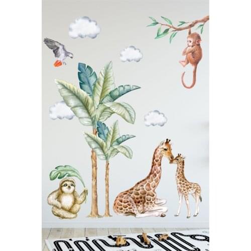 Наклейки с животными на стену YOK China At AliExpress