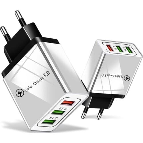 Cargador rápido Usb para móvil, adaptador de carga rápida de pared para iPhone 12 pro, max, Samsung S10, Xiaomi, Huawei