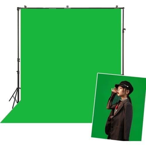 Green Screen Photography Backdrop Solid Color Pure Plain high-key Portraiture Background Portrait Banner Chromakey Studio Decors