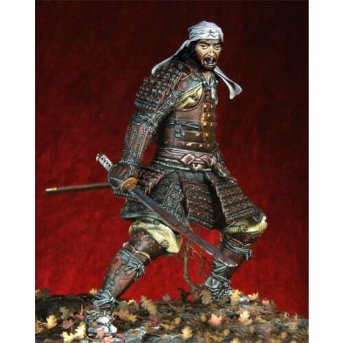 1/18 90MM ancient Armored Soldier （WITH BASE ）Resin figure Model kits Miniature gk Unassembly Unpainted