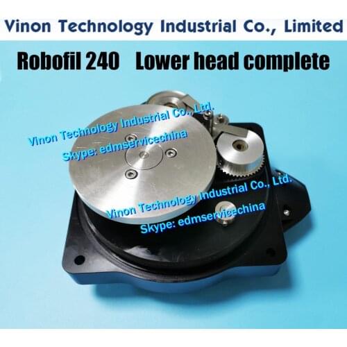 1 Set) Robofil 240 Lower Head Set for Charmilles 230F,240,330F,440 series wedm machines. 204629240 edm wear parts 204629240N, 2