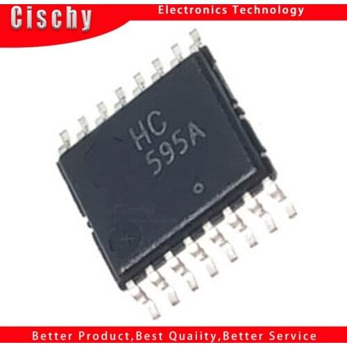 1pcs/lot MC74HC595ADTR2G 74HC595PW 74HC595 HC595 TSSOP-16 In Stock