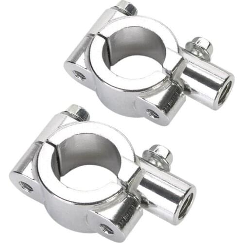 2pcs/lot Motorcycle Bike Handlebar Mirror Adaptor Holder Mount Brackets Clamps Mirror Mount Clamp Rear View Mirror Holder 22mm