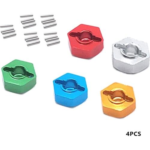 4x 1:10 Metal Wheel Hub Hex Drive Adapter for Wltoys 1040011 Car Spare Parts