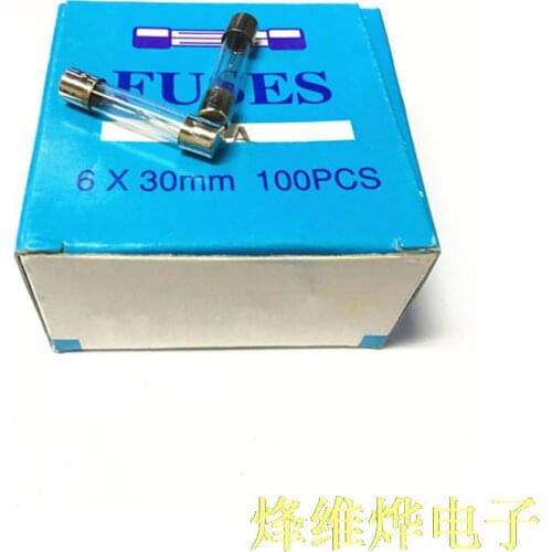 6 * 30 glass fuse T3.15A 250V slow-blow fuse box of 100 high-quality ( 2 box 200 )