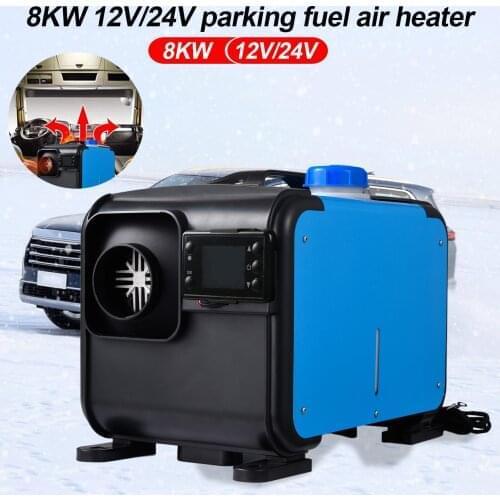 Car Diesel Heater 8000W 12V 24V Parking Fuel Heater Automatic Fuel Air Heater For Car Truck Trucks Trailer Accessories Dropship