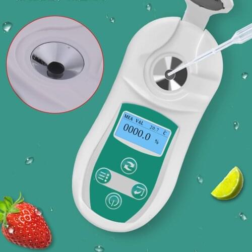 Digital Brix Refractometer 0-32% Testing Meter Range Sugar Juice Honey Beer Brix Refractometer Cutting Fluid Sugar