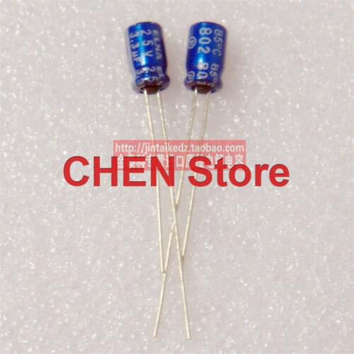 20PCS/50PCS ELNA blue robe 3.3uf 25v RC2 25V3.3UF 4X7MM audio electrolytic capacitor 3.3uF/25v Ultra small volumeV