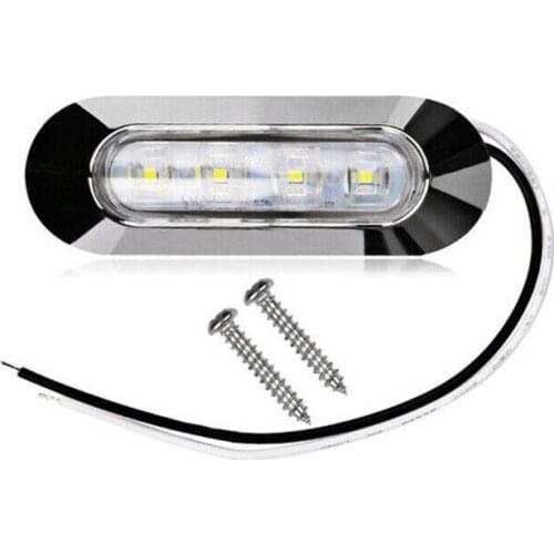 Truck Lights Marker 10pcs 2W With Screws 3.8x1.3x0.78inch 4LED Bus SMD