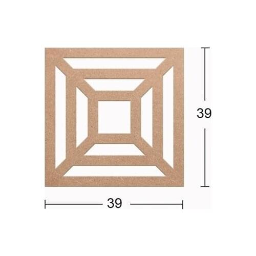 Can be painted Miniature Gadgets 10Adet 39x39cm Wall Decoration paintable decorative objects декоративные предметы под роспись