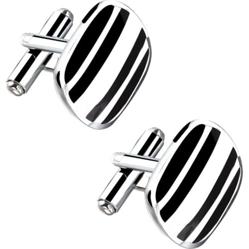 Fashion Simple Geometry Shape Design Mens Shirt Cuff Links High-end Mens Formal Wear Business Long Sleeve Shirt Cufflinks