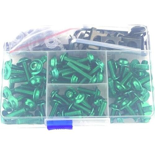 177Pcs Motorcycle Body Fairing Screw Set for Kawasaki Suzuki Yamaha