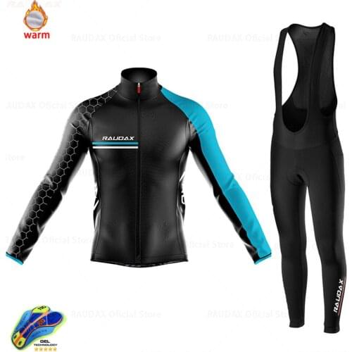Zootekoi 2021 New Team Cycling Clothes Winter Fleece Cycling Clothing Bike Thermal Fleece Ropa De Hombre Long Sleeve Jersey Set