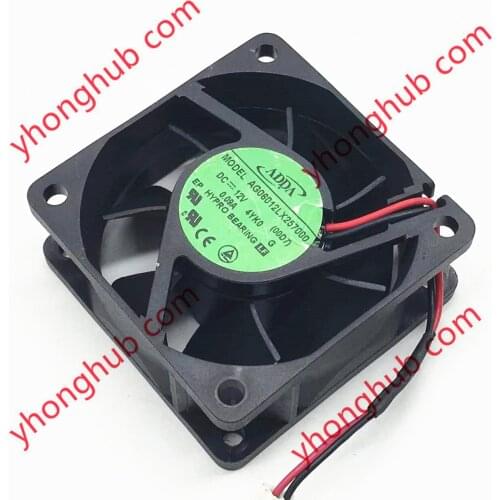 ADDA AG06012LX257000 S DC 12V 0.09A 60x60x25mm Server Cooling Fan