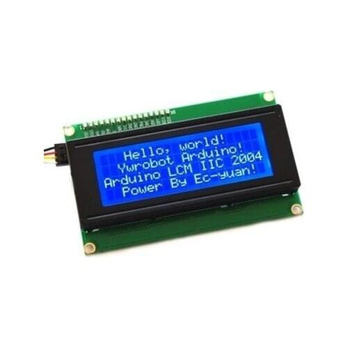 IIC/I2C + LCD Board 2004 20*4 LCD 20X4 5V Blue screen LCD2004 display LCD module LCD 2004 for arduino