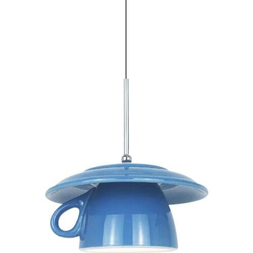 Modern Ceramic Cup Pendant Lights for Dining Room Bedroom Kitchen Hanging Lamp Nordic Indoor Lighting Living Room Light Fixtures