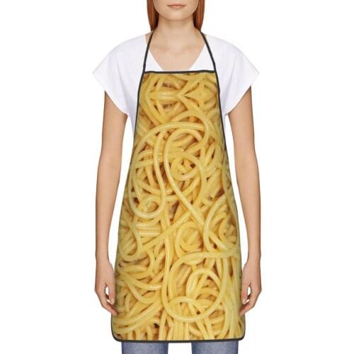 Spaghetti Kitchen oil resistant wreath Grilling kitchen apron women Man For House cleaning 72*52cm