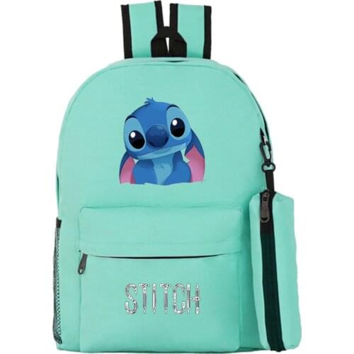 Stitch 3D Print Children Backpack Student Schoolbag Boys and Girls Shoulder Bags Orthopedic Mochila