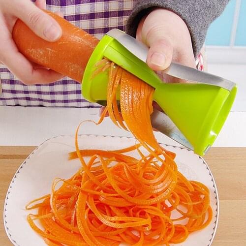 Vegetable Spiralizer Grater Vegetable Spiral Slicer Cutter Shredders Slicers for Carrot Cucumber Courgette Kitchen Tools Gadgets