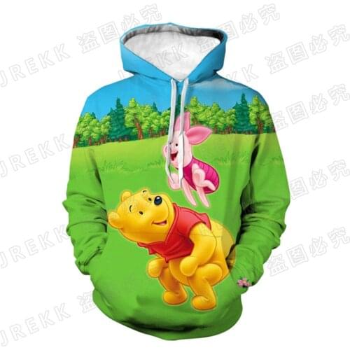 Disney Anime Pooh Bear Edward Pooh Mr Sanders 3D Printed Hoodies Men Women Children Fashion Sweatshirts Boy Girl Kids Pullover