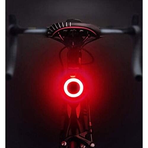 Bicycle Rear Light USB Rechargeable IPX8 Waterproof Bike Light For MTB Helmet Pack Bag Tail Light Multi Lighting Modes Taillight