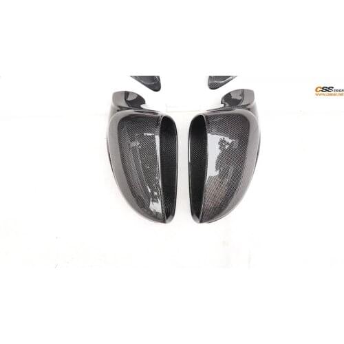High Quality Dry Carbon Fiber Car Side View Mirror Covers for 488 Car Styling Auto Accessories
